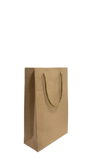 Nedi 17x25 Cm İp Saplı Kraft Karton Çanta
