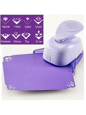 Umix Craft 1'' (2,5 Cm) Köşeli Şekilli Delgeç Elmas\yaprak\çapa U1053-krs