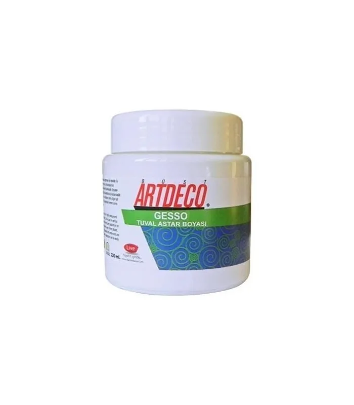 Artdeco Gesso 220 Ml Tuval Astar Boyası Beyaz 085n-930