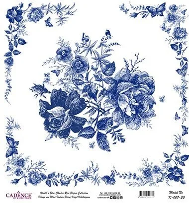 Craftsy 32x48 Cm Dekopaj Kağıdı M.desen