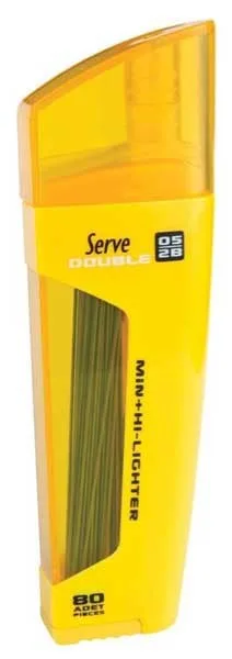 Serve Double 0.5 2b Min 80 Li+fosforlu Kalem M.renk