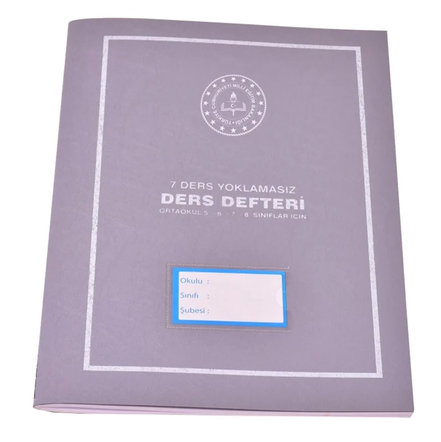 Gülpaş 7 Ders Ders Defteri Plastik Kapak