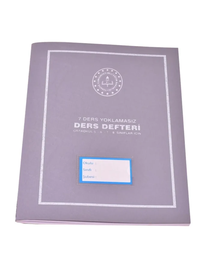 Gülpaş 7 Ders Ders Defteri Plastik Kapak