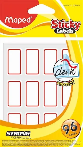 Maped 18x32 Mm Yapışkanlı Korumalı Etiket 774510