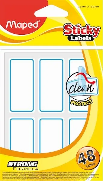 Maped 25x53 Mm Yapışkanlı Korumalı Etiket 774110