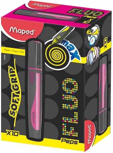 Maped Fluopeps Max Fosforlu Kalem Pembe 742936