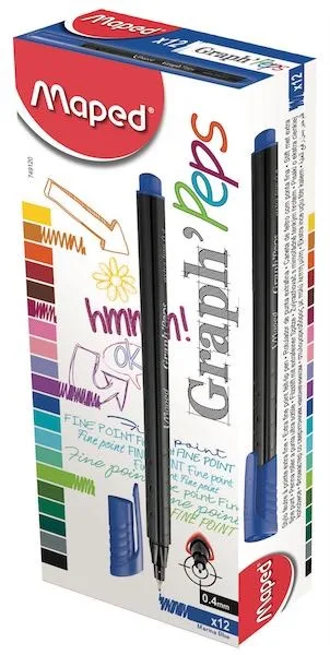 Maped Graph'peps 0.4 Yumuşak Uçlu Kalem Deniz Mavisi 749120