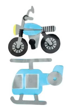 Dolphin Motor\helikopter Desen Stıcker Eva St-5254