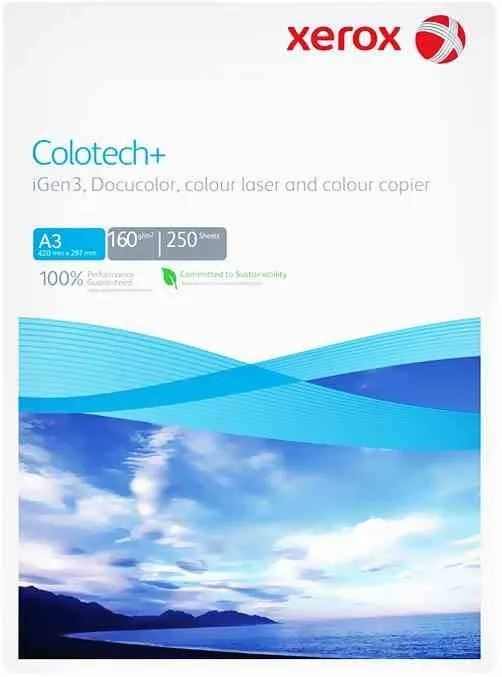 Xerox Colotech A3 160 Gr Fotokopi Kağıdı 250'li