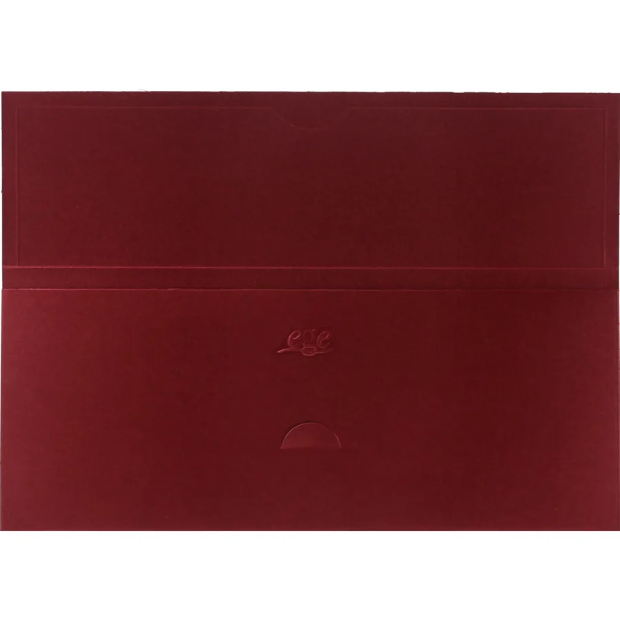 Asil 14x20 170 Gr Safir Davetiye Zarfı 50''li Bordo