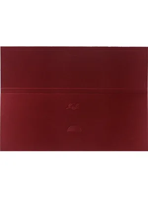 Asil 14x20 170 Gr Safir Davetiye Zarfı 50''li Bordo