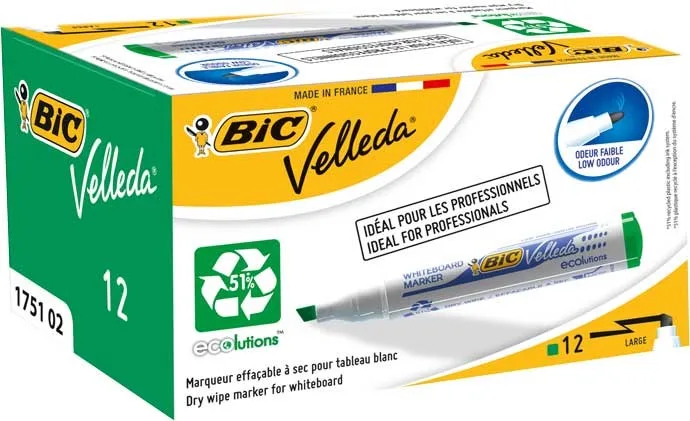 Bic Velleda 1751 Tahta Kalemi Yeşil