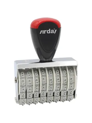 Sırdaş 1598 9 Mm 8 Hane Otomatik Numaratör