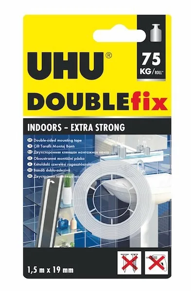 Uhu Doublefix 19 Mmx1,5 Mt Çift Taraflı Bant Blisterli 46855