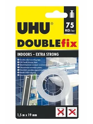 Uhu Doublefix 19 Mmx1,5 Mt Çift Taraflı Bant Blisterli 46855