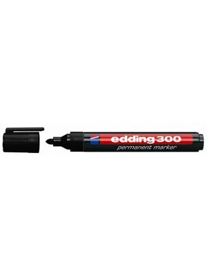 Edding E-300 Permanent Markör Kalem Siyah Yuvarlak Uç