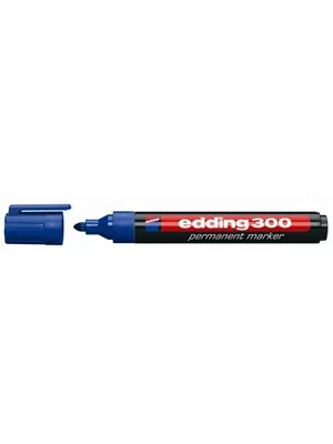 Edding E-300 Permanent Markör Kalem Siyah Yuvarlak Uç