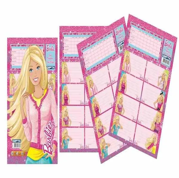 Gıpta Barbie Okul Etiketi 3 Lü 5460