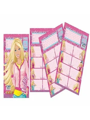 Gıpta Barbie Okul Etiketi 3 Lü 5460