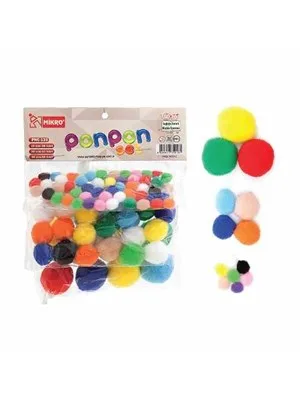 Mikro Ponpon 3''lü Pnc-123