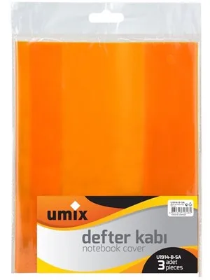 Umix A5 Defter Kabı Şeffaf 3 Lü U1916-b-se