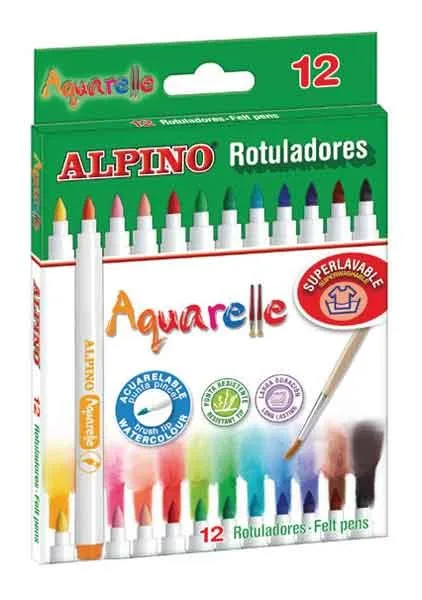 Alpino Keçeli Kalem Su Bazlı 12''li Ar000160