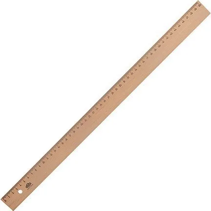 Hatas 50 Cm Cetvel Ahşap Takviyeli 048