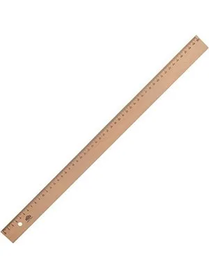 Hatas 50 Cm Cetvel Ahşap Takviyeli 048