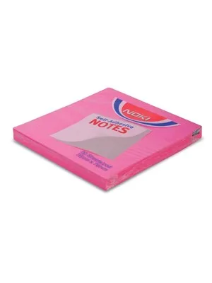 Noki Memo 75x75 Yapışkanlı Not Kağıdı Pembe 12165