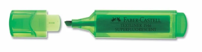 Faber Castell Fosforlu Kalem Şeffaf Kasa Yeşil 154663