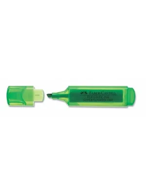 Faber Castell Fosforlu Kalem Şeffaf Kasa Yeşil 154663