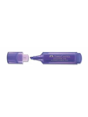 Faber Castell Fosforlu Kalem Şeffaf Kasa Mor 154636