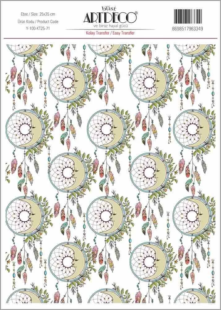 Artdeco 25x35 Kolay Transfer Kağıdı M.desen Y-100kt-2535