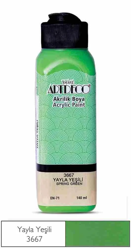 Artdeco 140 Ml Akrilik Boya Yayla Yeşili 70r-3667