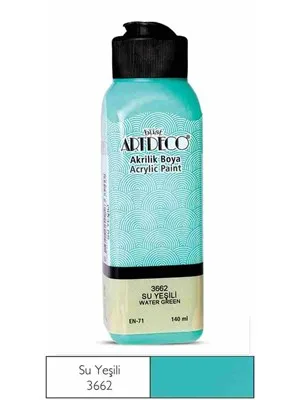 Artdeco 140 Ml Akrilik Boya Su Yeşili 70r-3662