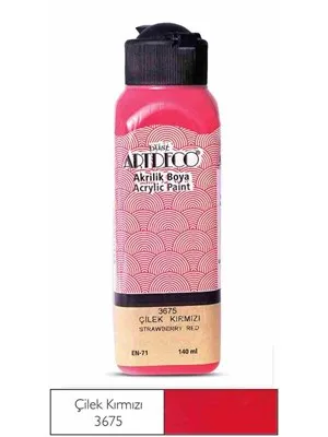 Artdeco 140 Ml Akrilik Boya Çilek Kırmızı 70r-3675