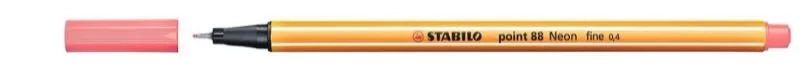 Stabilo Point Keçeli Kalem 88\040 0.4 Fosforlu Kırmızı