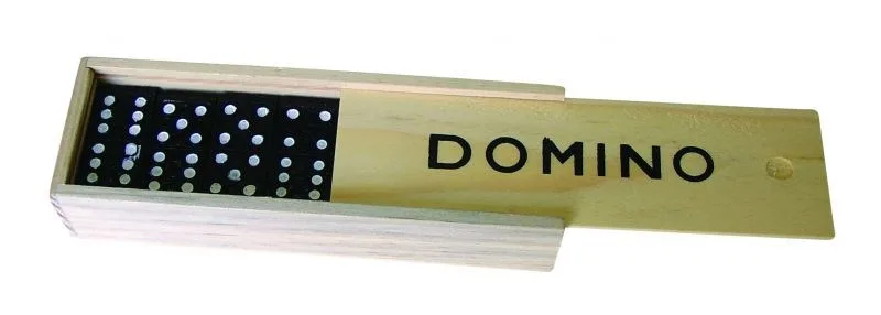 Star Ahşap Kutulu Siyah Taşlı Domino 1096116