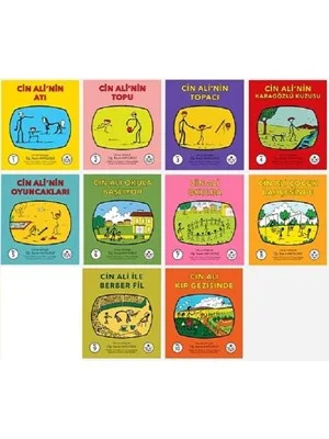 Cin Ali Hikaye Kitapları Serisi 10 Kitap - Cin Ali Yayınları