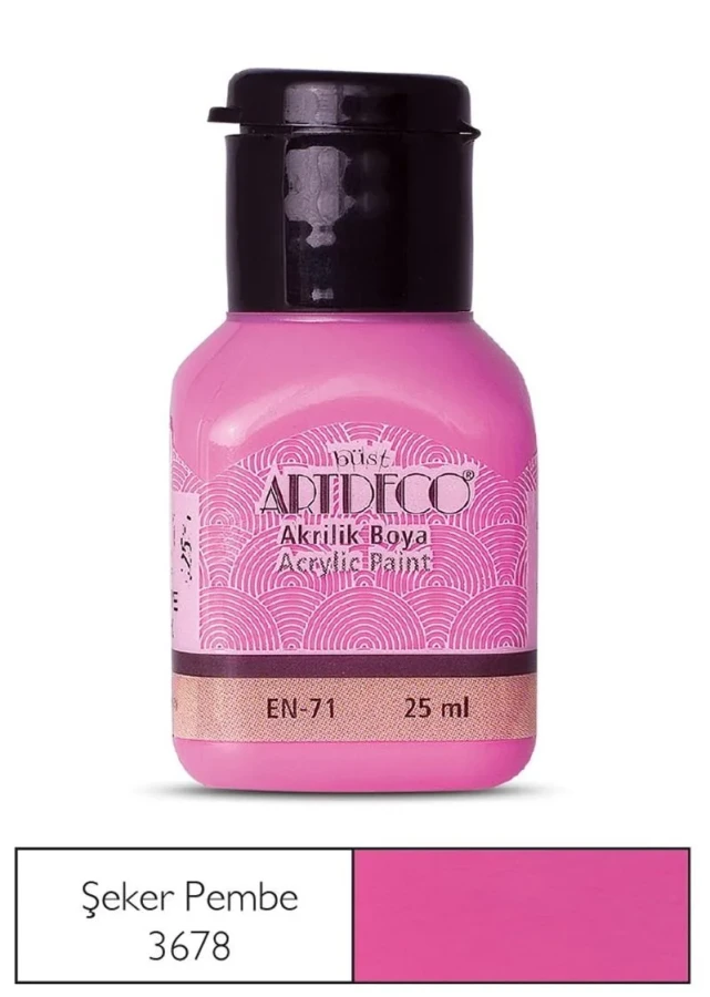Artdeco 25 Ml Akrilik Boya Şeker Pembe 70a-3678