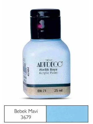 Artdeco 25 Ml Ahşap Boyası 3679 Bebek Mavi