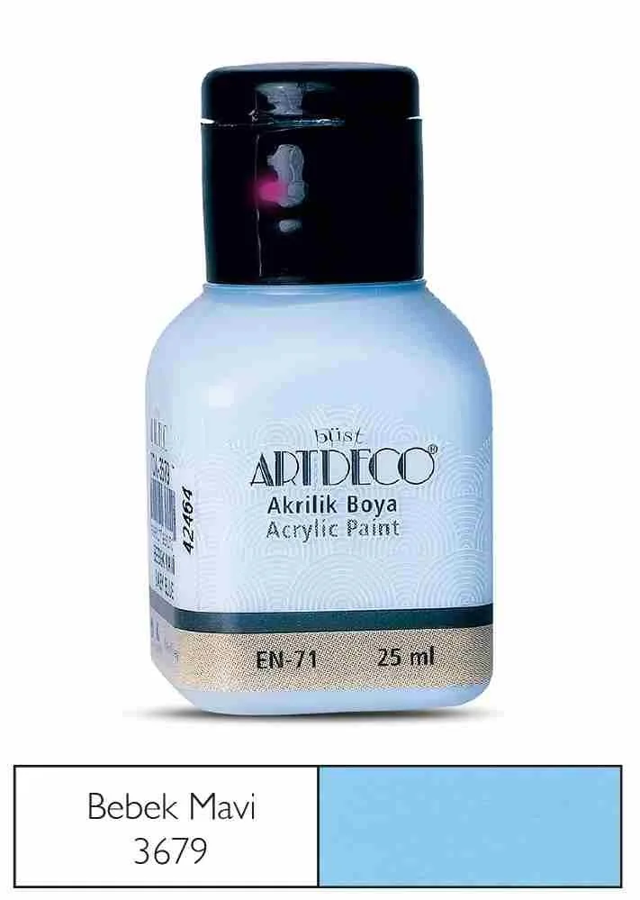 Artdeco 25 Ml Ahşap Boyası 3679 Bebek Mavi