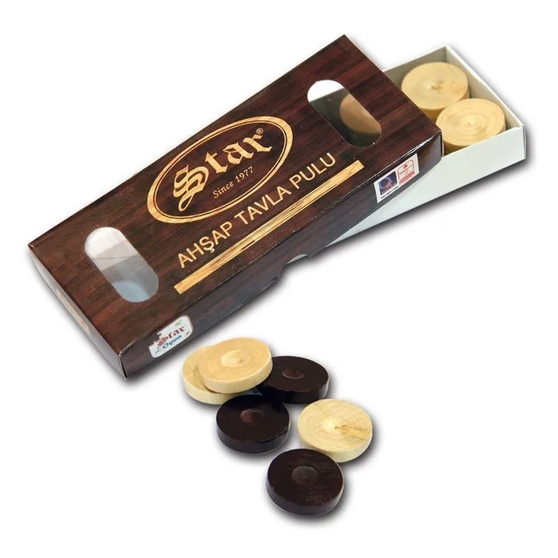 Star Ahşap Tavla Pulu No:4 1026137