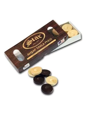 Star Ahşap Tavla Pulu No:4 1026137