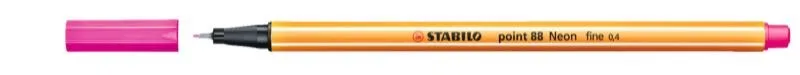 Stabilo Point Keçeli Kalem 88\056 0.4 Fosforlu Pembe