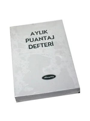 Altınyıldız Aylık Puantaj Defteri Büyük Boy