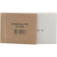 Altınyıldız Büyük Koçanlı Fiş Numaralı