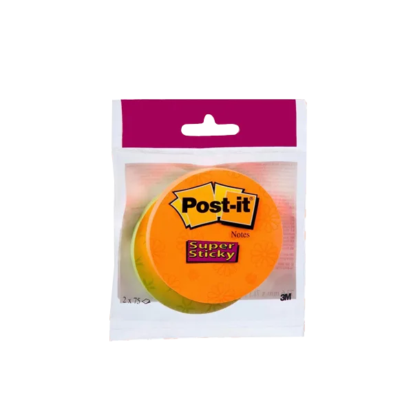 3m Post-it 73.6x71.1 Mm Yapışkanlı Not Kağıdı Yuvarlak Şekilli 2' Li 150-crc2-s