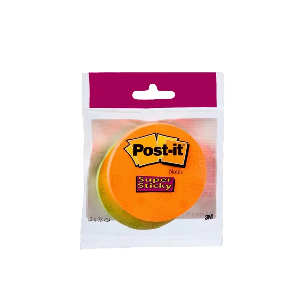 3m Post-it 73.6x71.1 Mm Yapışkanlı Not Kağıdı Yuvarlak Şekilli 2' Li 150-crc2-s