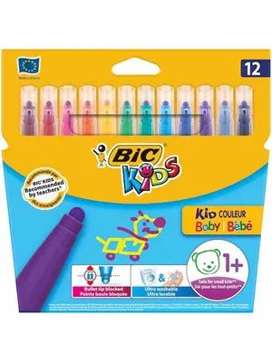 Bic Couleur Baby Keçeli Boya Kalemi 12 Renk 902080